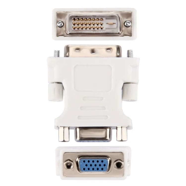 Adaptador De Video Vga A Dvi-D 24+1 Blanco2
