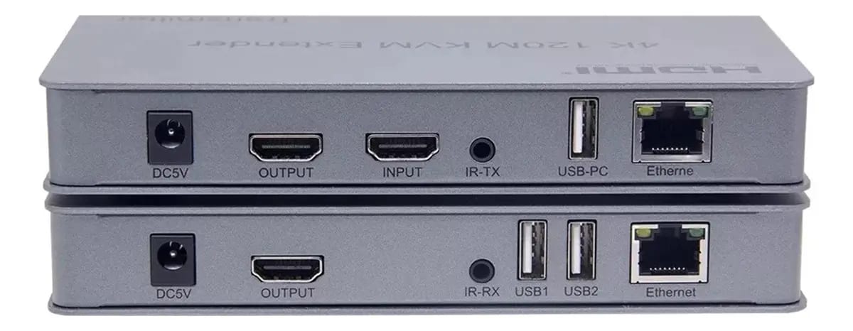 Extensor Kvm Hdmi Full Hd Sobre Red Ip 120 Metros 1080P 4K 2K2