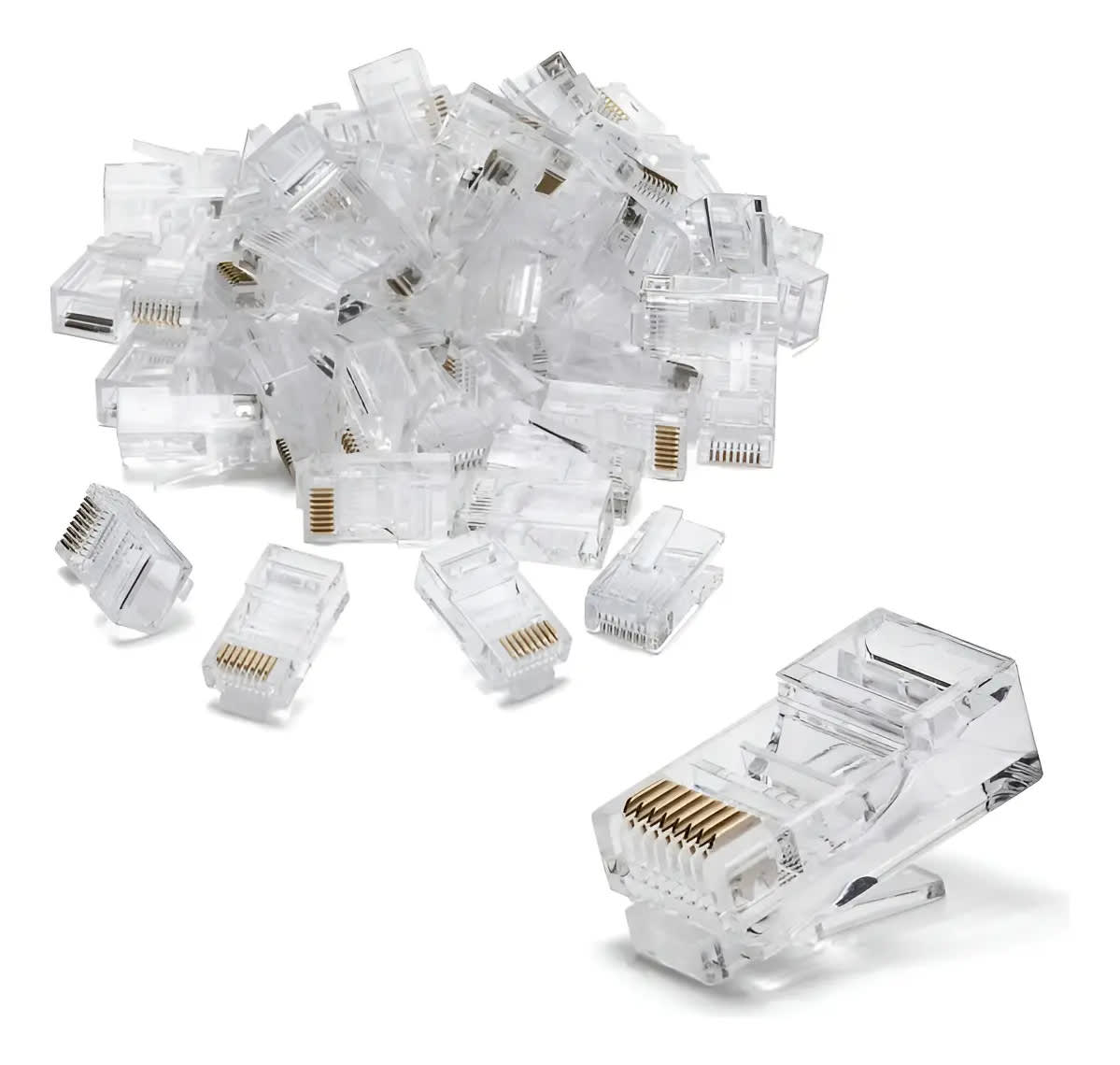 Caja Conectores Rj45 Cat 6 Utp X1002