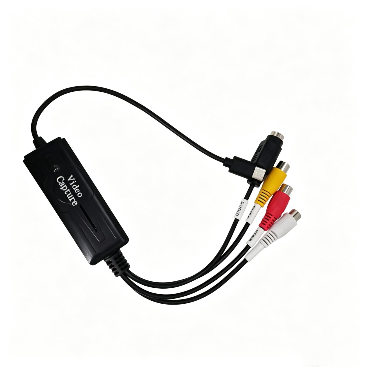 Capturadora de Video USB-C a RCA S-Video 1080p 0