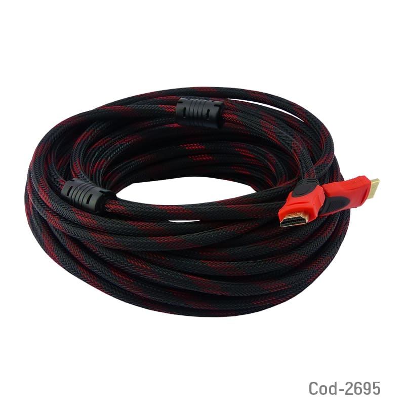 CABLE HDMI 20 METROS DOBLE FILTRO TRENZADO 0