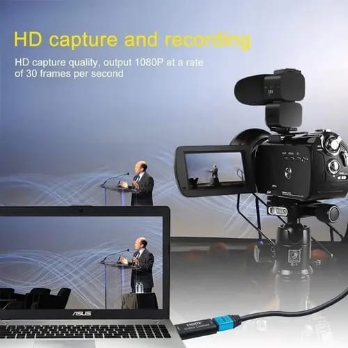 Capturadora de Video HDMI a USB 1080p para Streaming y Consolas5