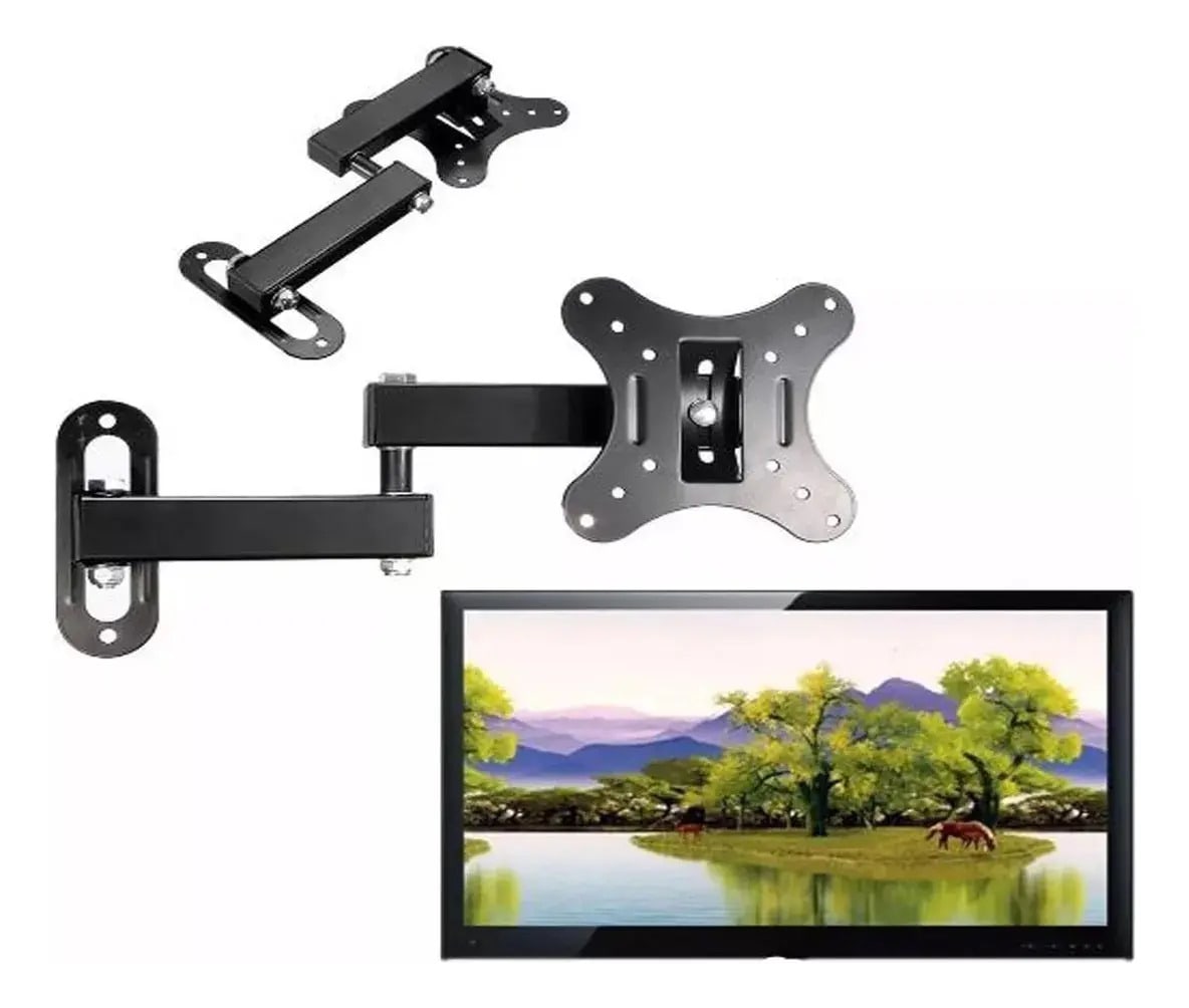 Soporte Tv Monitor Tipo Brazo 14 - 27 Pulgadas Hasta 10kg2