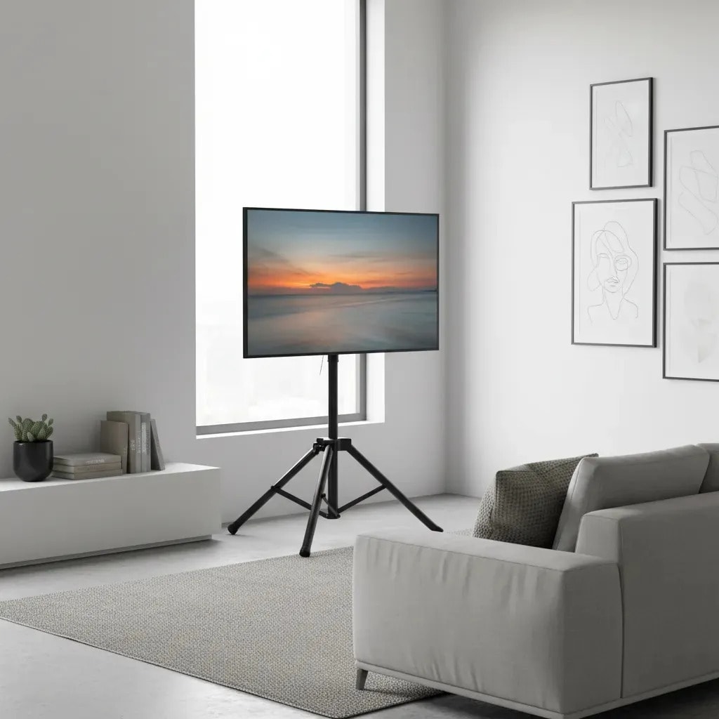 Soporte Base Trípode Pedestal Tv 32 A 55 Pulgadas Giratorio 360° Hasta 65 Kg3
