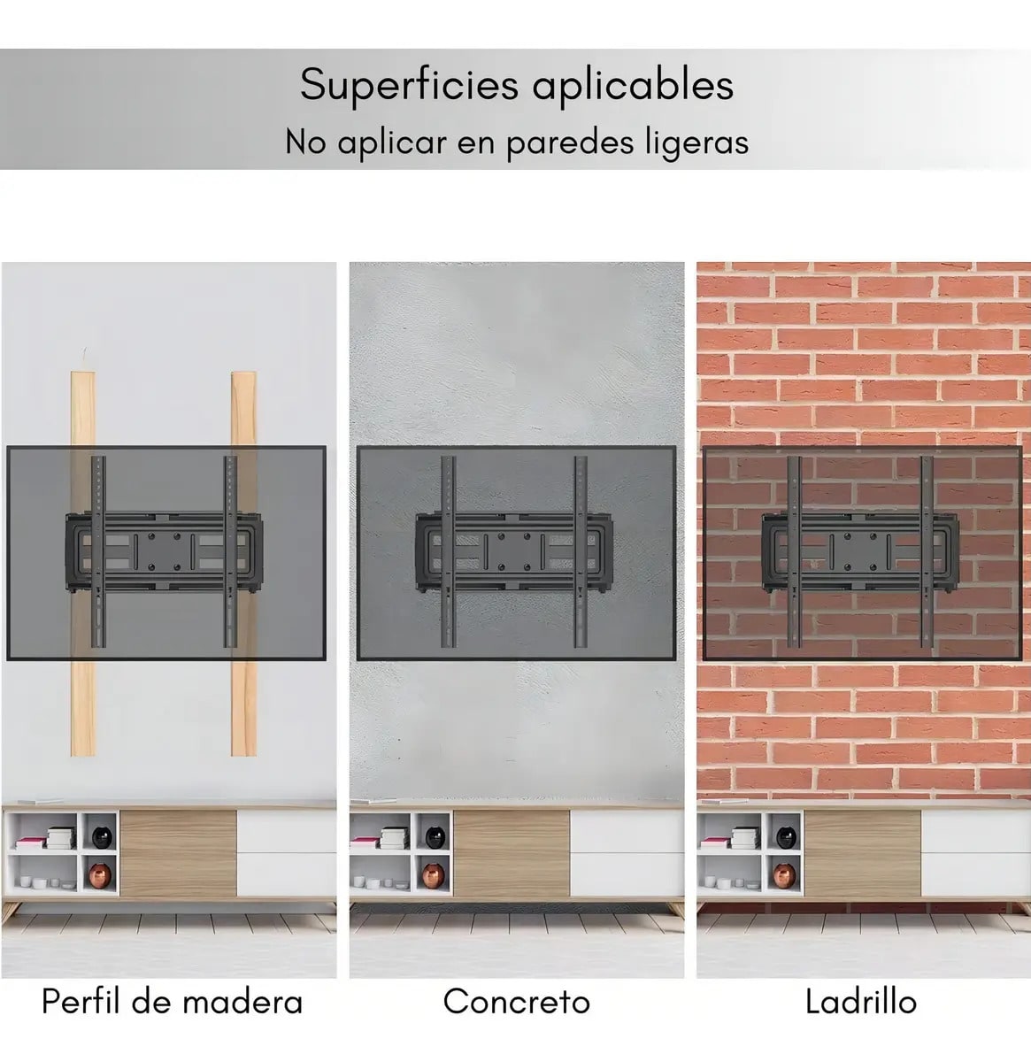Soporte de Tv Pared Articulado 26 a 55 Pulgadas Hasta 30KG3