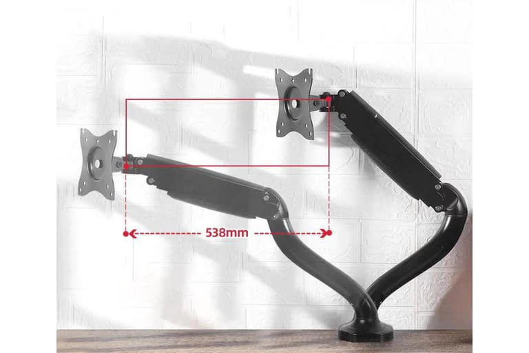 Soporte de Monitor 13 a 27 Pulgadas Aluminio Inclinacion Ajustable6