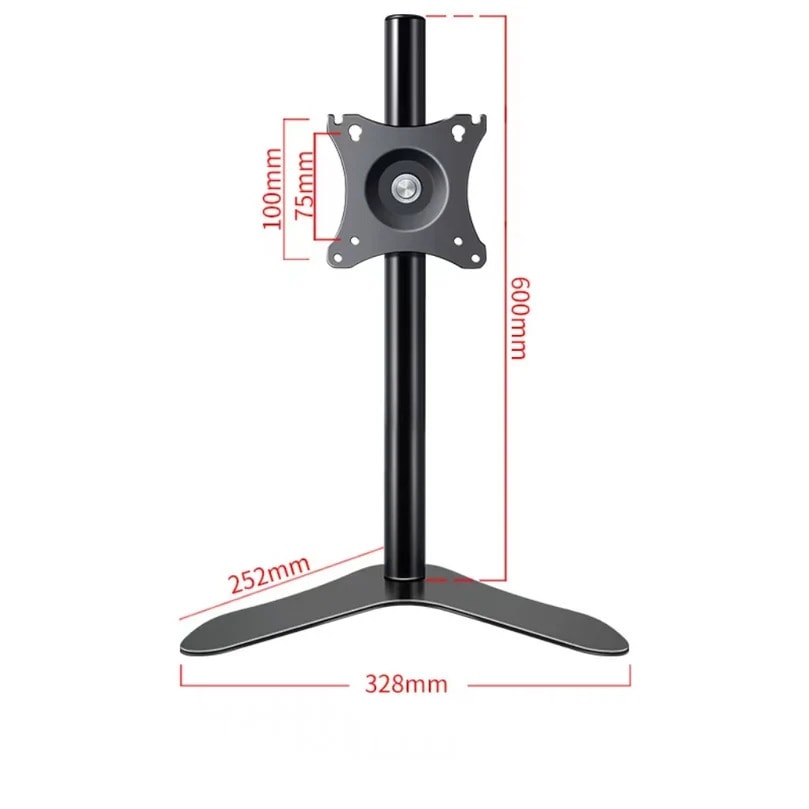 Soporte de Monitor Sobremesa 14 a 27 Pulgadas Ajustable3