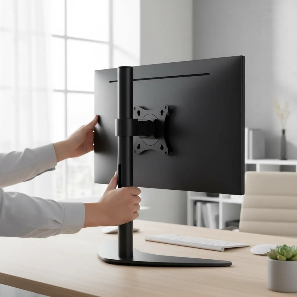 Soporte de Monitor Sobremesa 14 a 27 Pulgadas Ajustable5