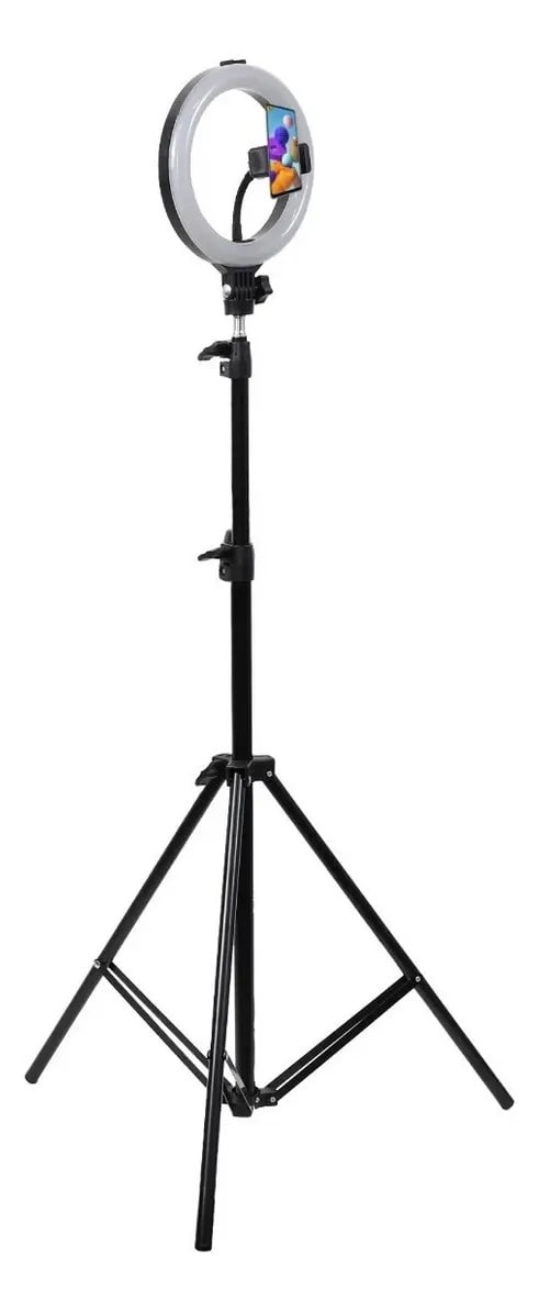 Aro de luz led 8 Pulgadas Con tripode 2.1 Metros2