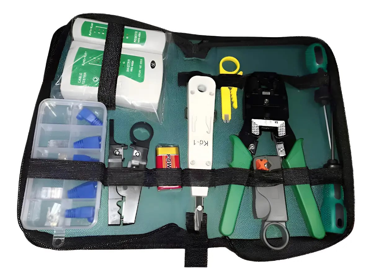 Kit de Herramientas de Red Lan Utp RJ45 Estuche 0