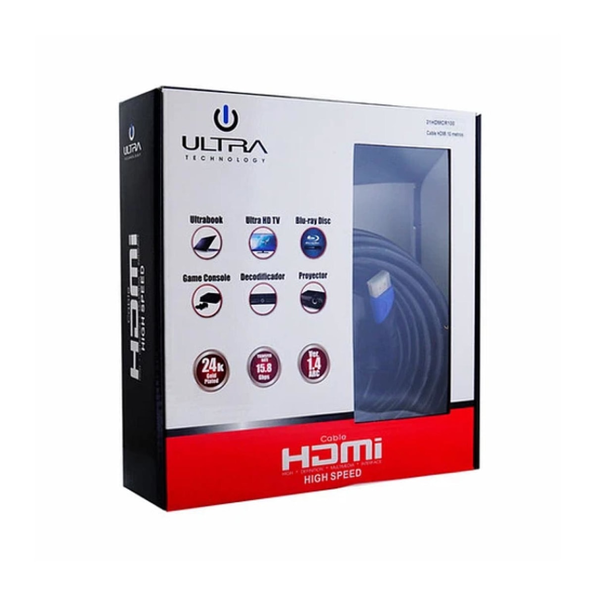 CABLE HDMI ULTRA 15 METROS V1.4 31HDMCR1502