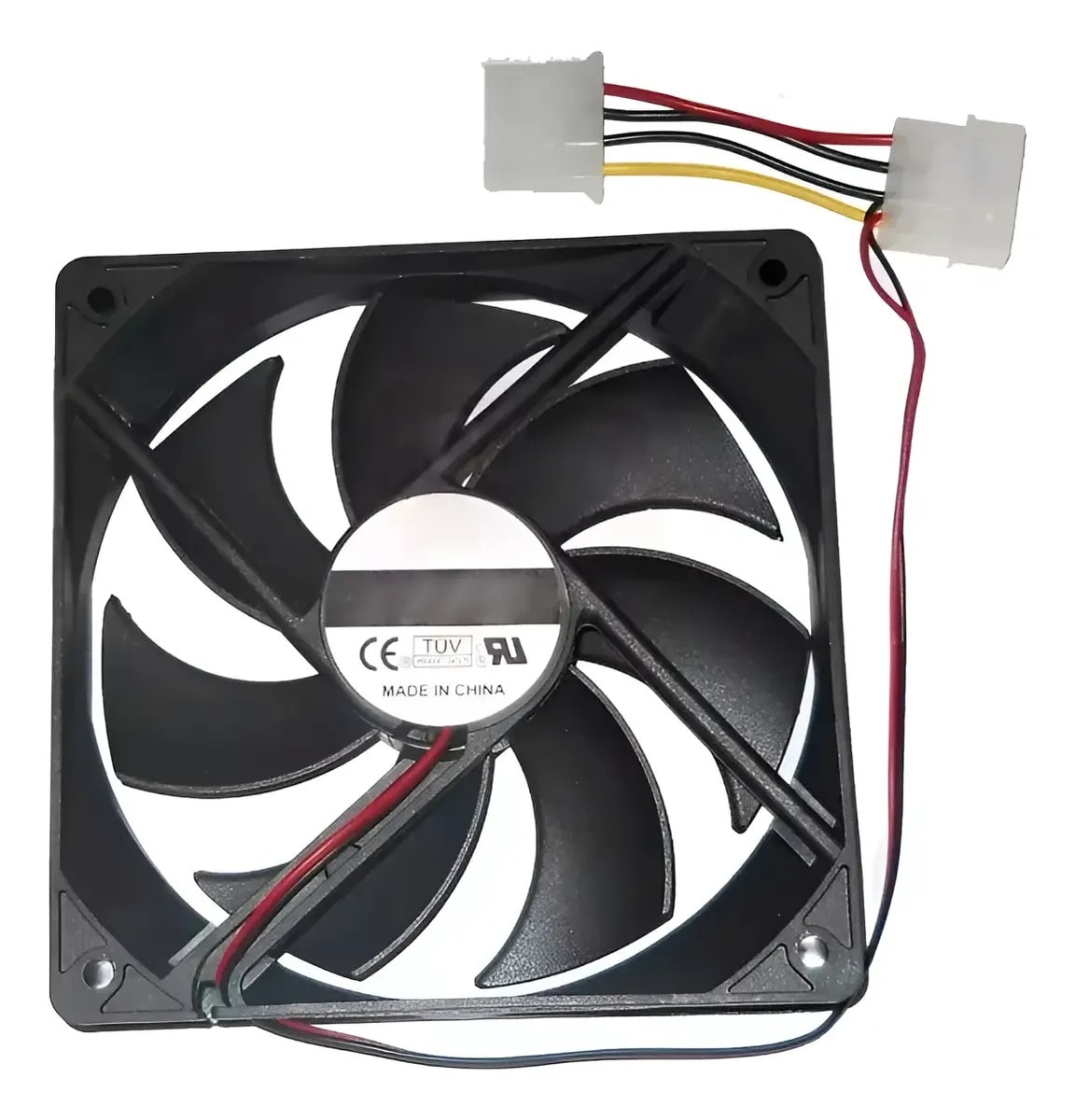 Ventilador Fan Cooler Pc 8x8cm 12v 0.18a Conector Molex 4pin 0