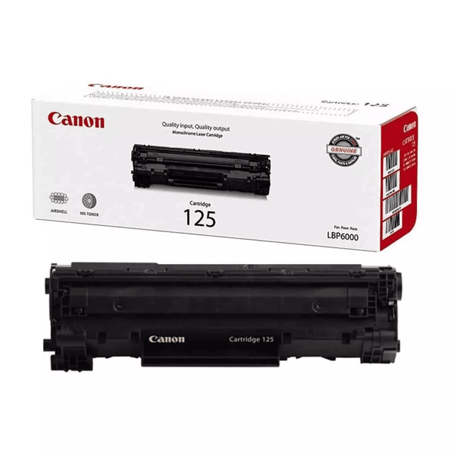 Toner De Impresora Canon 125 Rendimiento 1600 Paginas Para Lbp6000/6300Dn/6030W Negro 0