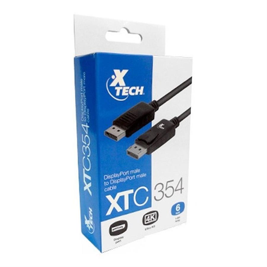 CABLE CONECTOR DISPLAYPORT MACHO A DISPLAYPORT MACHO 1.80 MTS  XTC-3542