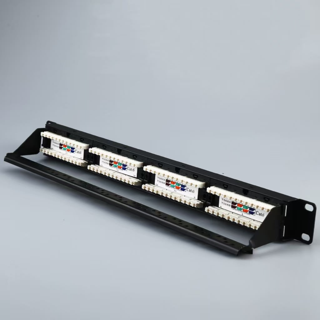 Patch Panel Cat 6 24 Puertos Modulos 19