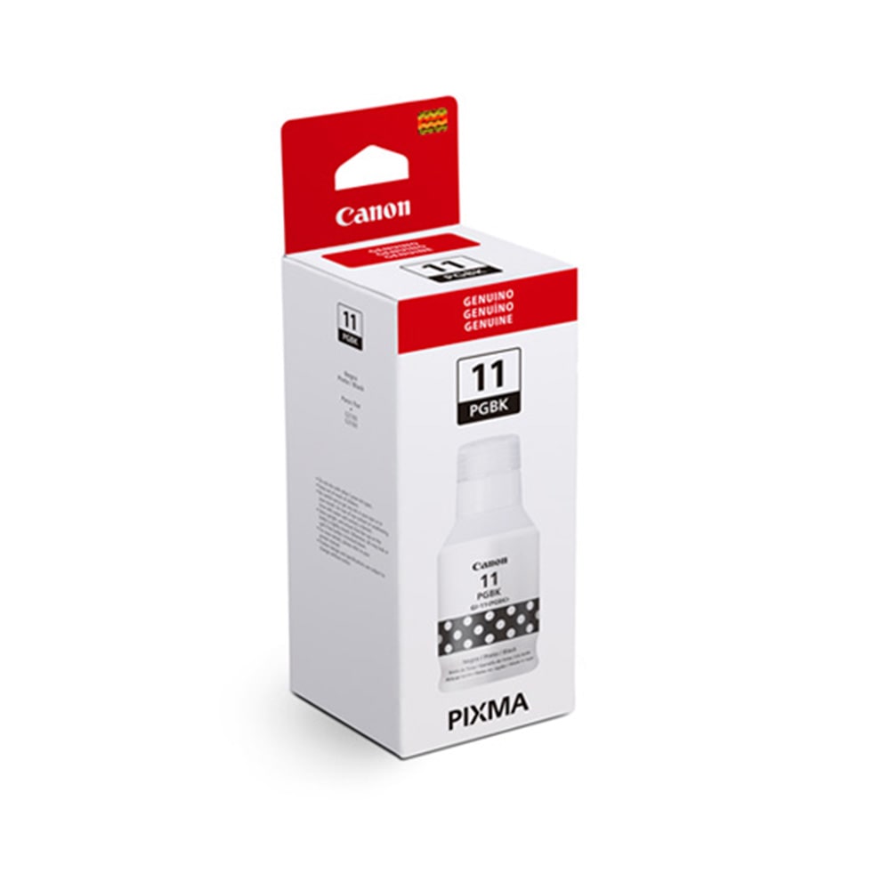 Botella De Tinta Canon Gi-11Bk 7700 Páginas 135Ml Negro2