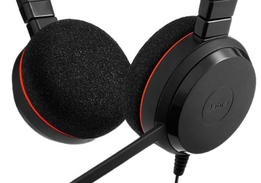 AUDIFONOS JABRA EVOLVE 20 DUO UC ESTEREO PROFESIONAL USB2