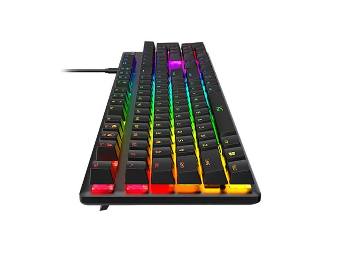 TECLADO GAMER HYPER X ALLOY ORIGINS MECÁNICO ILUMINACION RGB SWITCH RED USB3