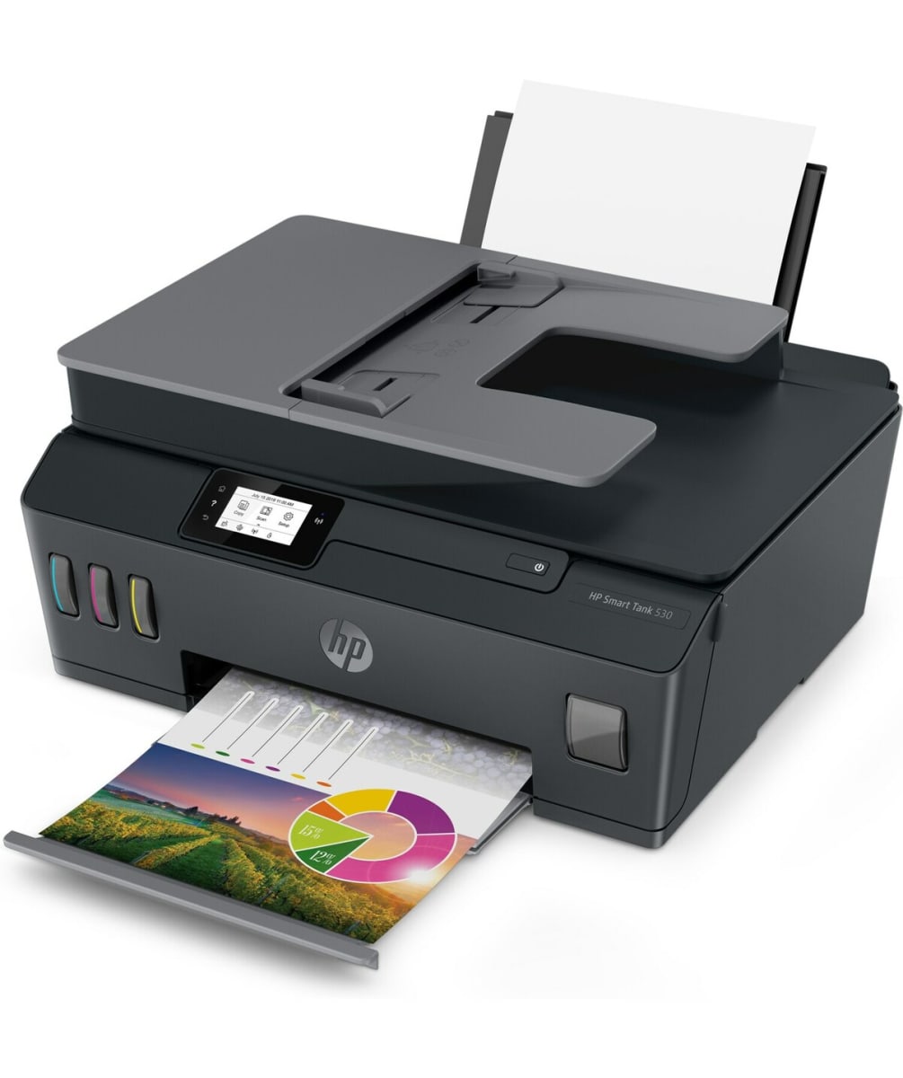 IMPRESORA MULTIFUNCIONAL HP SMART TANK 530 COLOR INY TINTA WIFI USB 2.0 BT 4SB24A#AKH 0