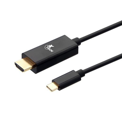 CABLE CON CONECTOR USB TIPO-C MACHO A HDMI MACHO 4K a 30Hz  XTC-545 1
