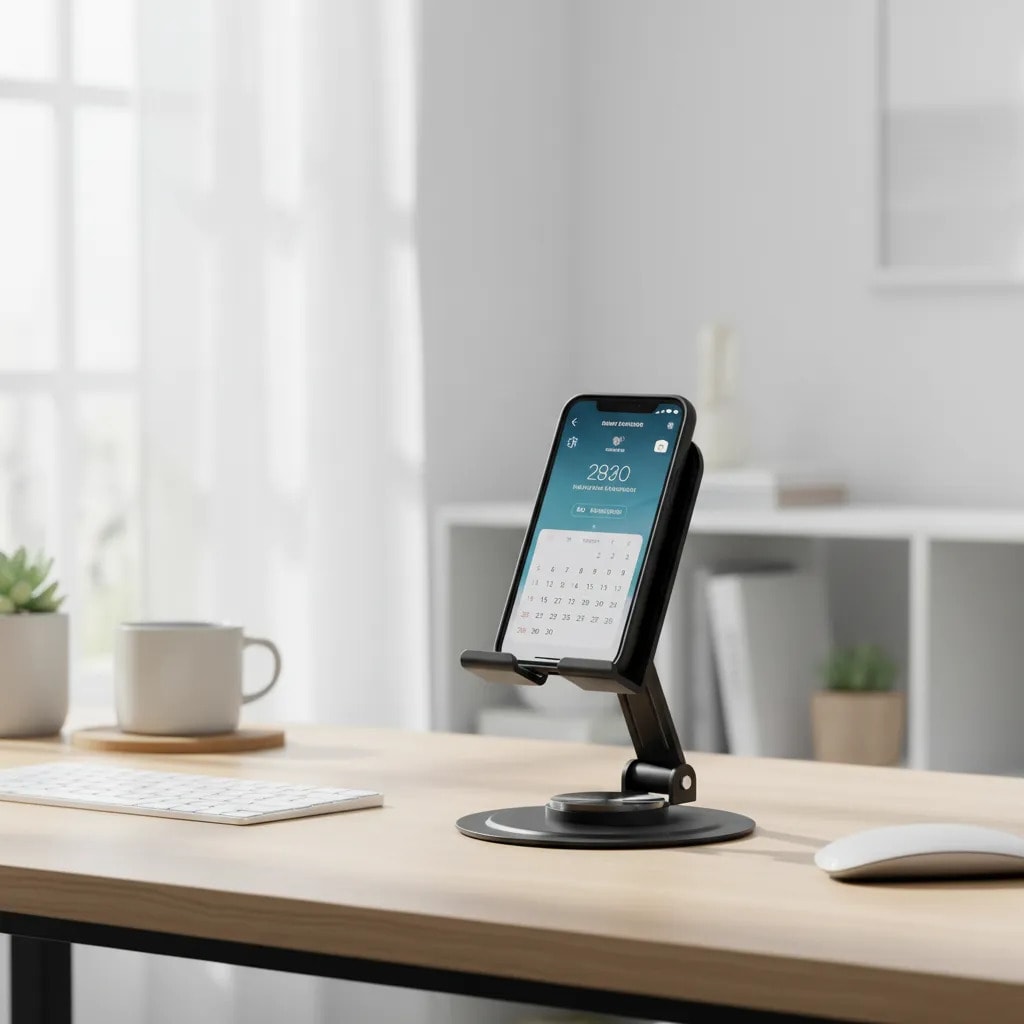 Soporte de Celular Para Escritorio Plegable Giratorio 360° IR643