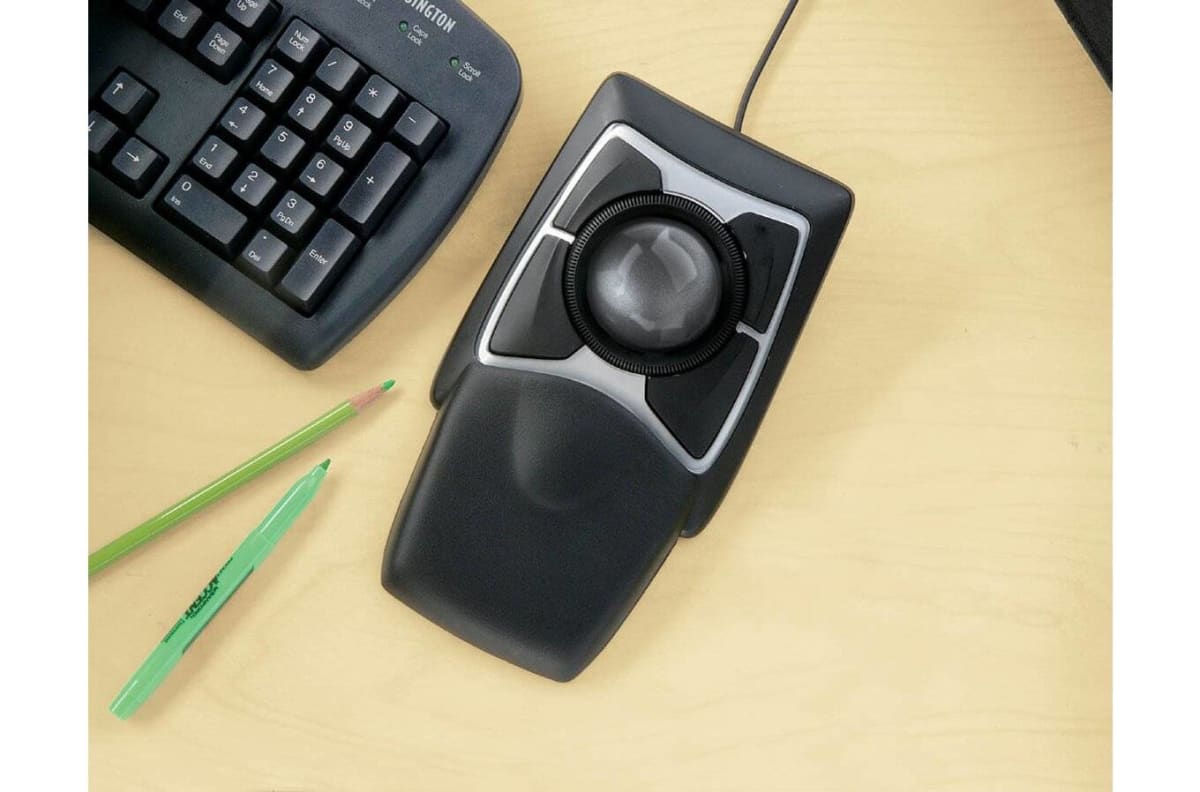 MOUSE KENSINGTON EXPERT TRACKBALL ALÁMBRICO ÓPTICO 400DPI 4 BOTONES USB4