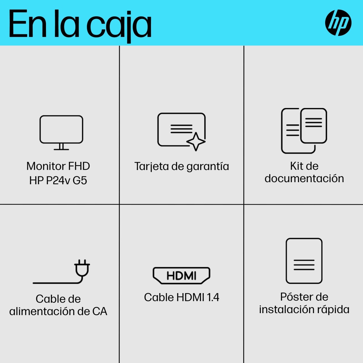 MONITOR HP P24V G5 23.8