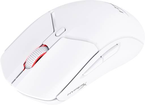 MOUSE GAMER HYPERX PULSE FIRE HASTE 2 SENSOR HYPERX 26K LIGERO 53G 6 BOTONES 26000 DPI BT 5.0 BLANCO2
