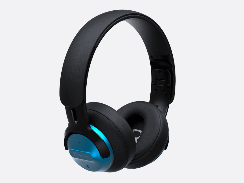 AUDÍFONOS INALÁMBRICOS KLIP XTREME ANC BATERÍA 44HORAS BT 5.0 KNH-750BL4