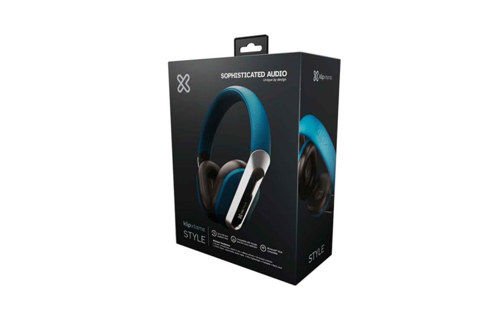 AUDÍFONOS INALÁMBRICOS KLIP XTREME ON EAR 40 HORAS BT 5.0 KWH-750BL6