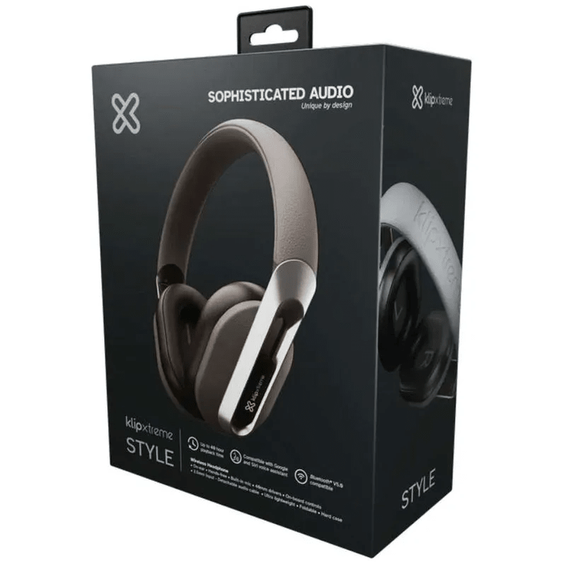 AUDÍFONOS INALÁMBRICOS KLIP XTREME ON EAR 40 HORAS BT 5.0 KWH750GR7