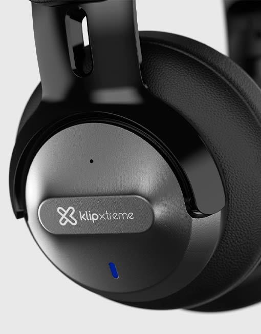 AUDÍFONOS INALÁMBRICOS KLIP XTREME ANC BATERÍA 44HORAS BT 5.0  KNH-750GR3