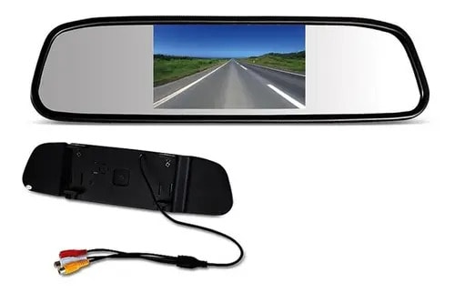 Monitor De Espejo Retrovisor Para Cámara Retro Con Pantalla Lcd 4.35