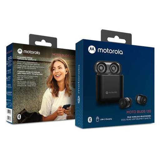 AUDIFONOS INALÁMBRICOS MOTOROLA MOTO BUDS 120 IN-EAR INALÁMBRICOS TWS 15 HRS NEGRO4