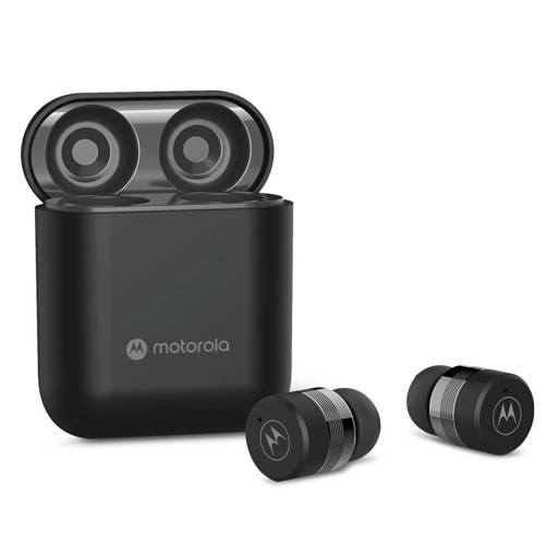 AUDIFONOS INALÁMBRICOS MOTOROLA MOTO BUDS 120 IN-EAR INALÁMBRICOS TWS 15 HRS NEGRO 0