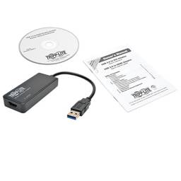 ADAPTADOR DE TARJETA GRAFICA EXTERNA TRIPP LITE USB 3.0 SUPERSPEED A MONITOR HDMI DOBLE SDRAM 5124