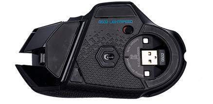 MOUSE GAMER INALÁMBRICO LOGITECH G502 LIGHTSPEED SENSOR HERO 25K 11 BTNS 16000DPI USB6