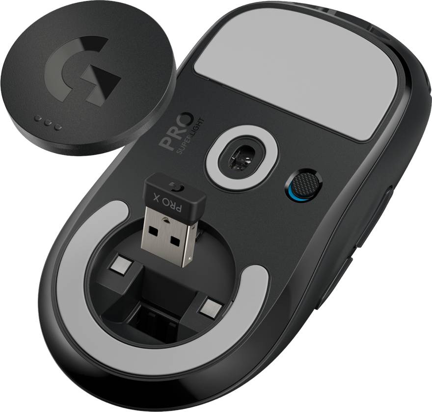 MOUSE GAMER INALÁMBRICO LOGITECH G PRO X SUPERLIGHT LIGHTSPEED SENSOR HERO5