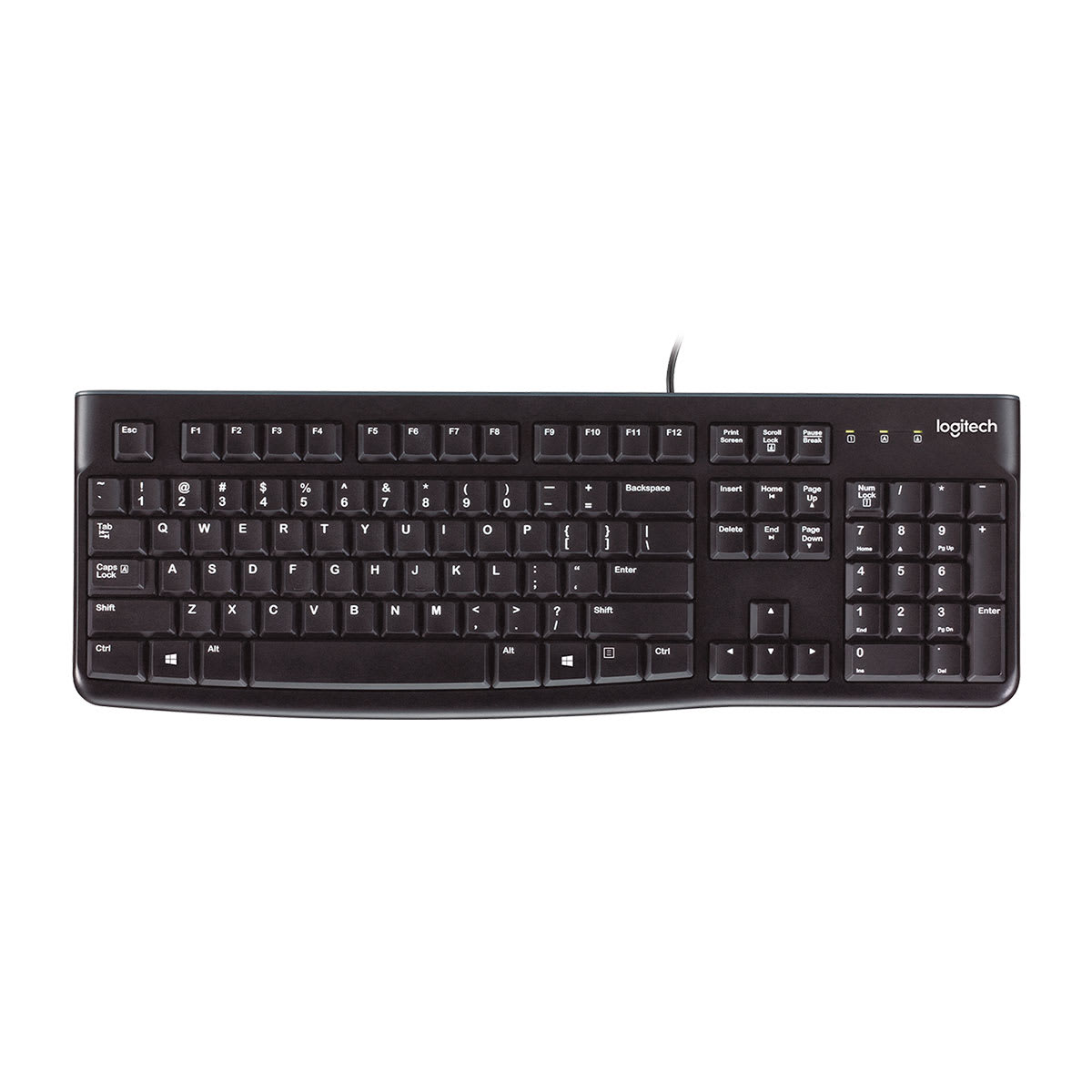 TECLADO USB LOGITECH K120 SILENCIOSO ANTIDERRAME 920-004422 0