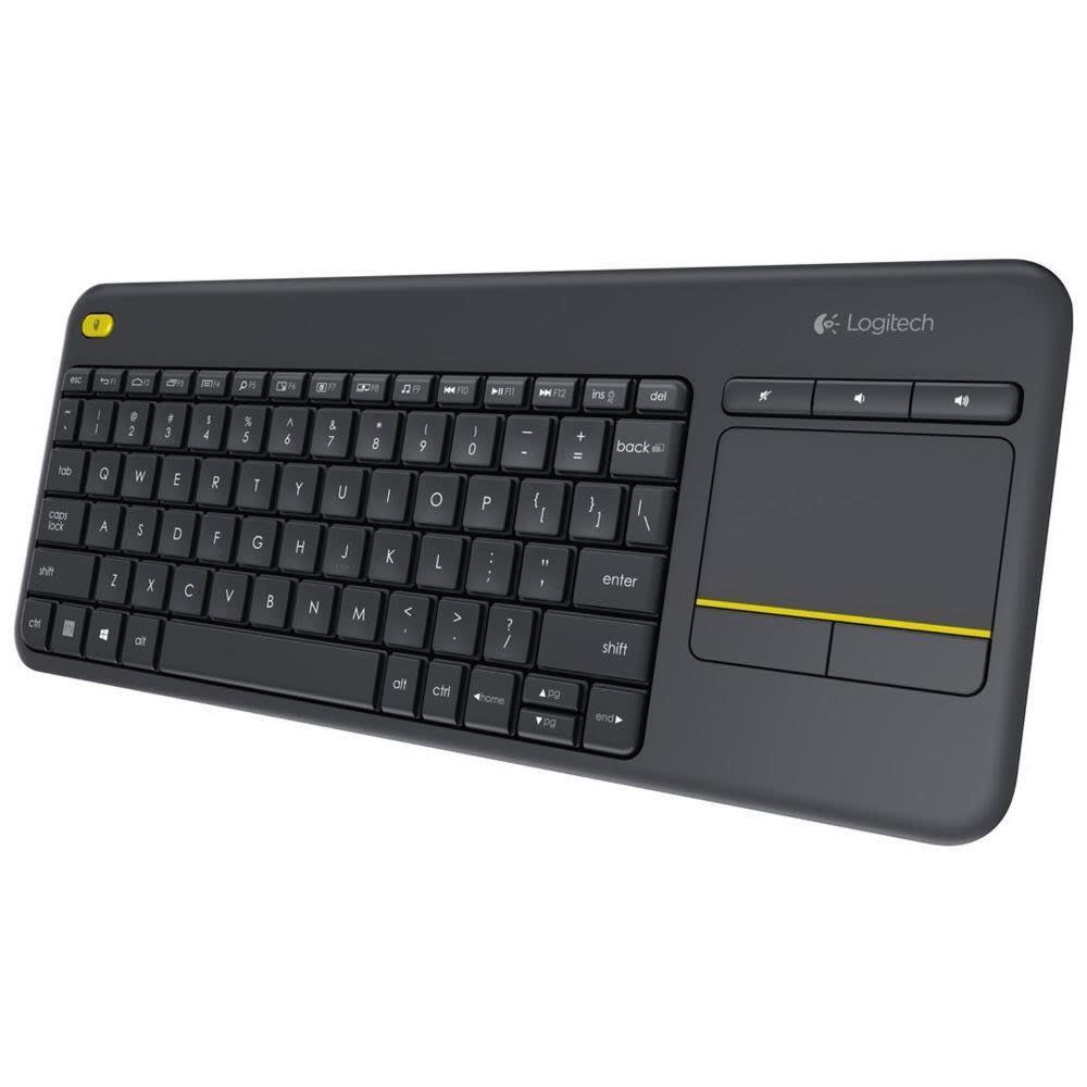 TECLADO CON PANEL TÁCTIL INALÁMBRICO LOGITECH K400 PLUS 2.4GHZ 0