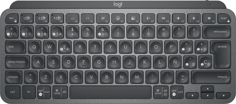 TECLADO INALÁMBRICO LOGITECH MX KEYS MINI WIRELESS CARGA USB BT 5.1 ESPAÑOL 0