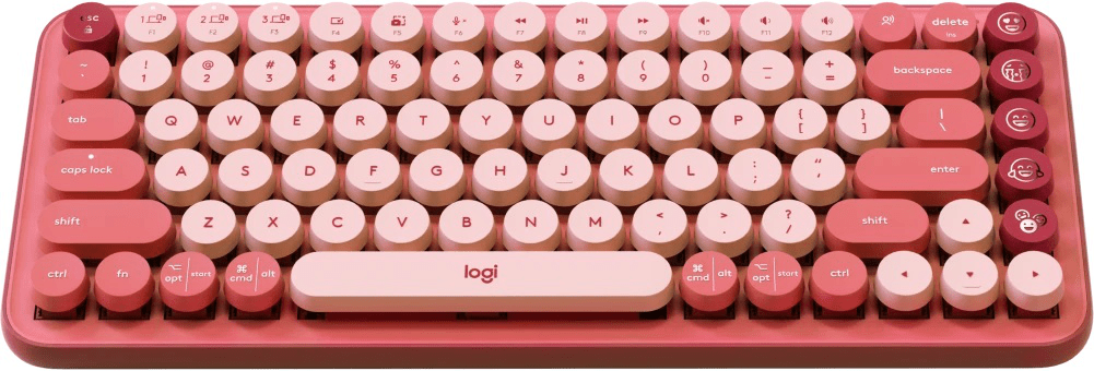 TECLADO GAMER LOGITECH POP KEYS INALÁMBRICO MINI BT 5.1 ERGONÓMICO 0
