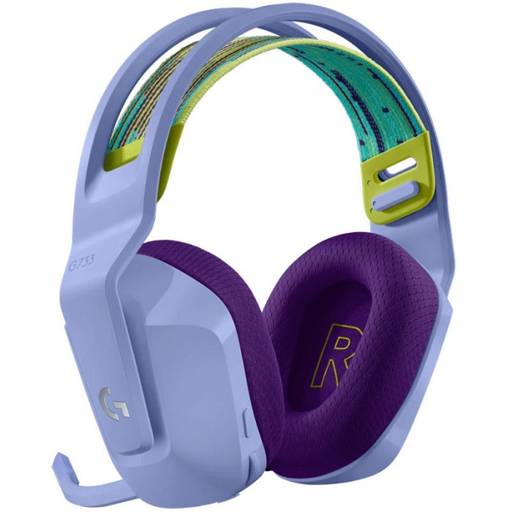 AUDIFONOS GAMER INALÁMBRICO LOGITECH G733 LIGHTSPEED RGB USB-C MULTIPLATAFORMA LILA2