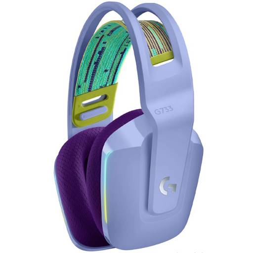 AUDIFONOS GAMER INALÁMBRICO LOGITECH G733 LIGHTSPEED RGB USB-C MULTIPLATAFORMA LILA3