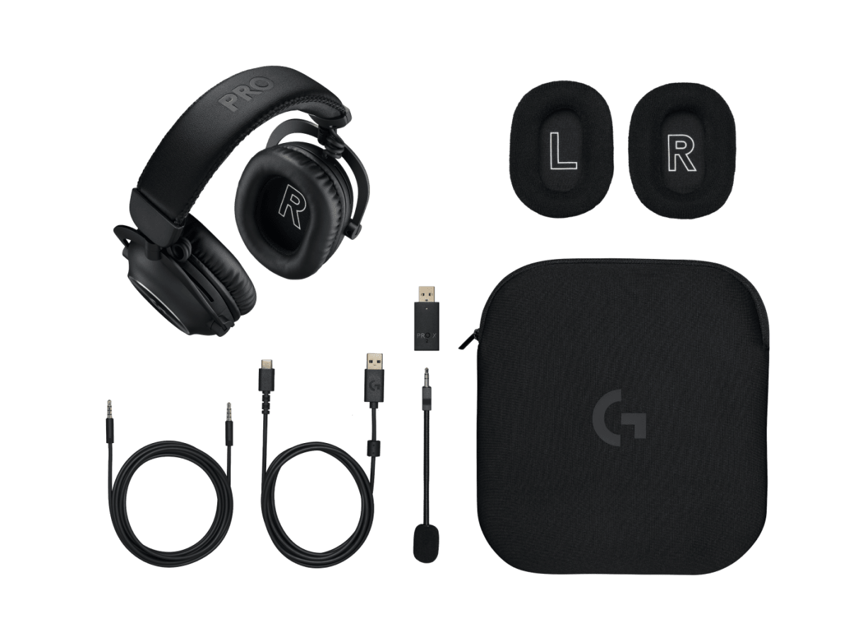 AUDIFONOS GAMER INALÁMBRICO LOGITECH G PRO X2 LIGHTSPEED 2.4GHZ BT PC, PS4, PS56