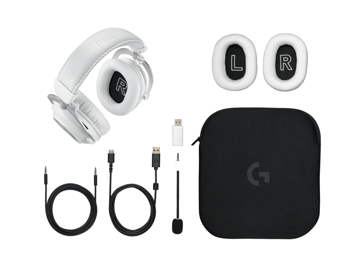 AUDIFONOS GAMER INALÁMBRICO LOGITECH G PRO X2 LIGHTSPEED 2.4GHZ BT PC, PS4, PS5 BLANCO6