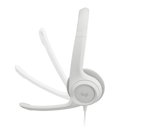 AUDIFONOS LOGITECH CALL CENTER H390 MICRÓFONO CON CANCELACIÓN DE RUIDO USB BLANCO4