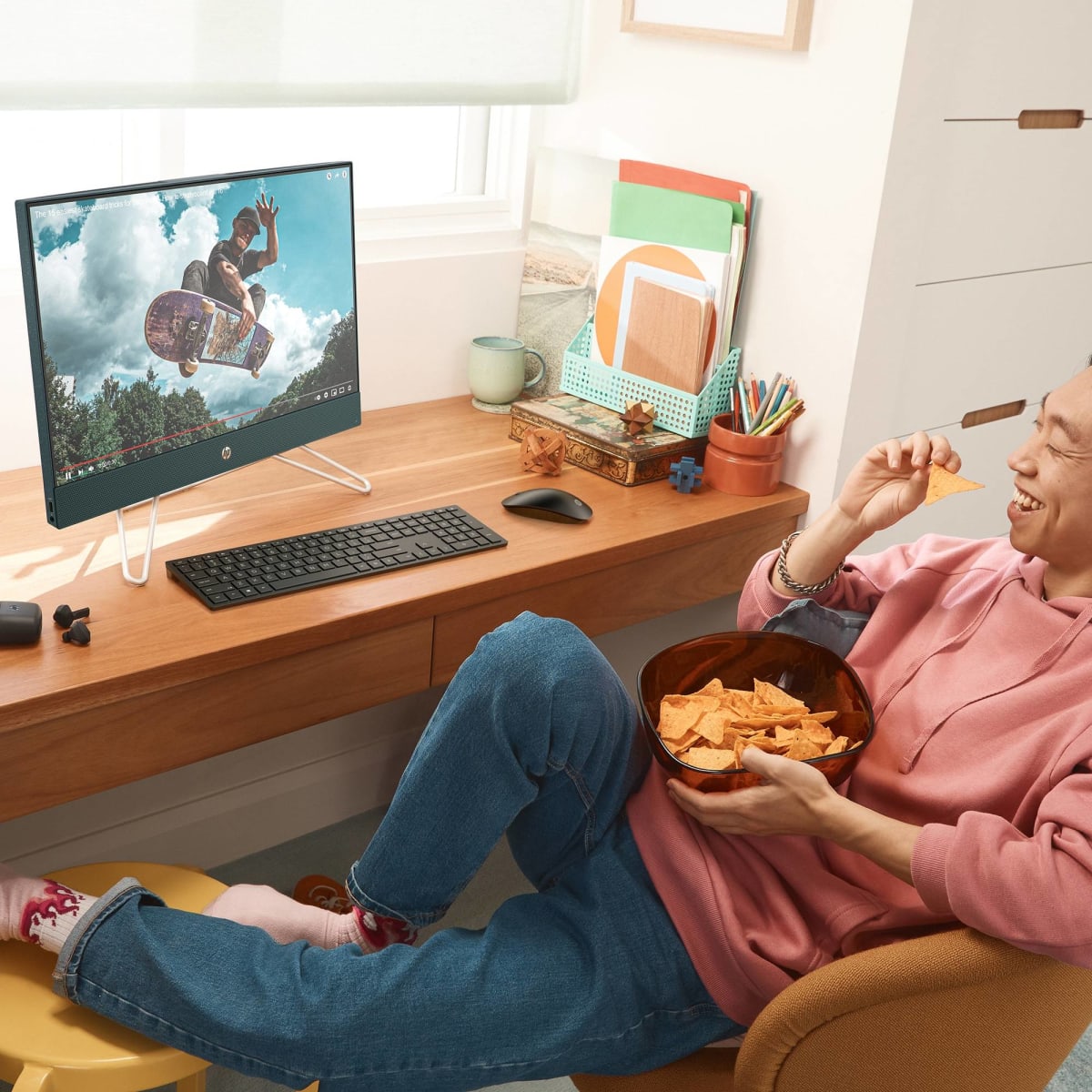 Pc Todo En Uno Aio Hp 24-Cb1023La I3-1215U 8Gb Ram 512Gb Ssd 23.8