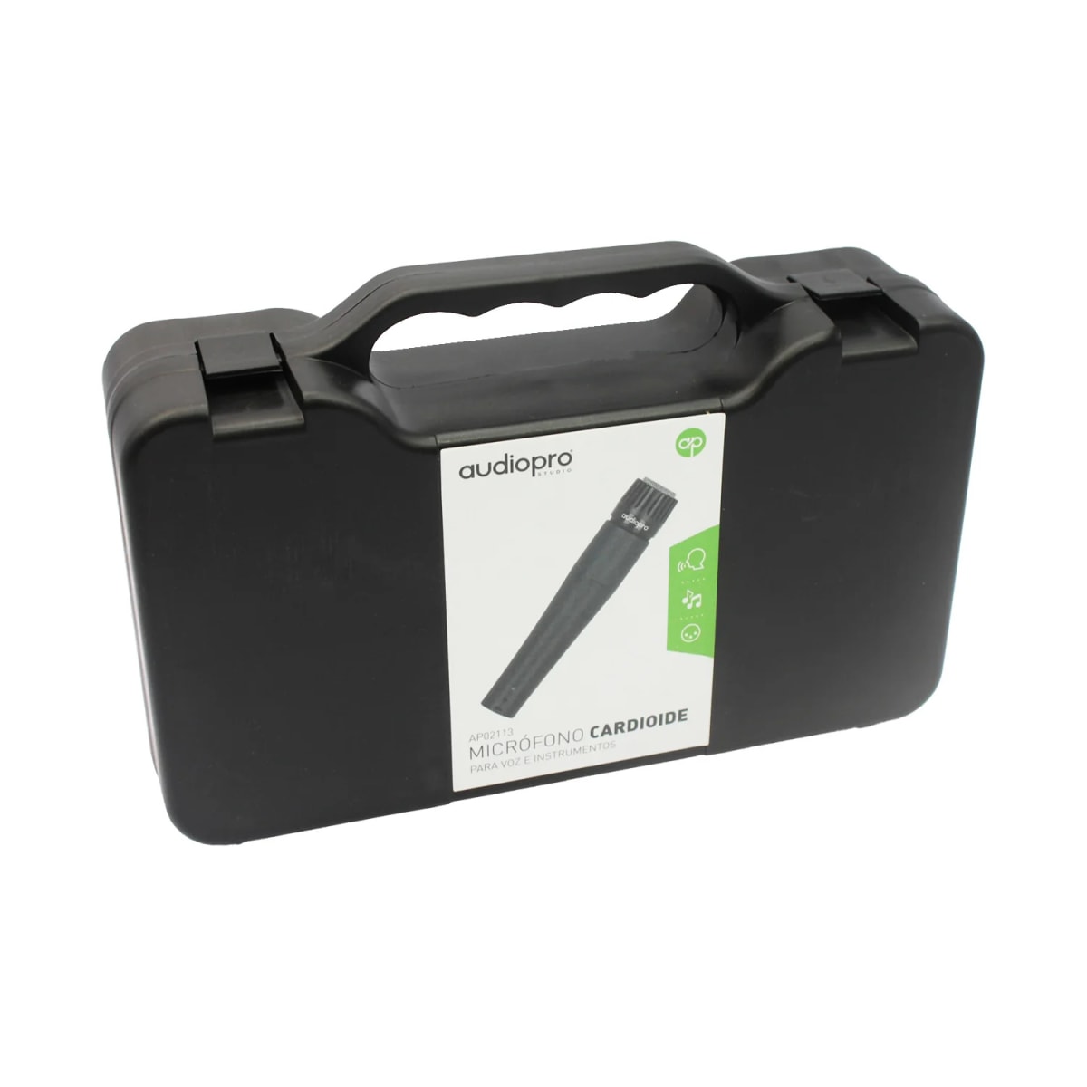 Microfono Audiopro Cardioide Xlr 3 Pines 40Hz A 15Khz Soporte Atril3