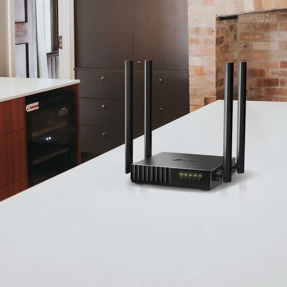 Router TP-Link Archer C50 Doble Banda Wi-Fi 5 Hasta 1200 Mbps, 4 antenas externas4